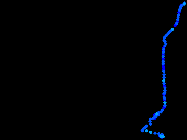 Cesta na zastávku 0.04 - 0.29 µSv/h
