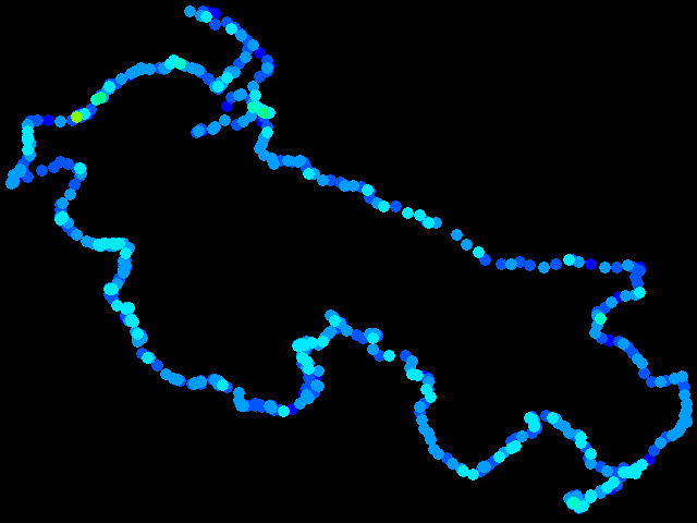  Valle de la Luna - walk 0.04 - 0.61 µSv/h