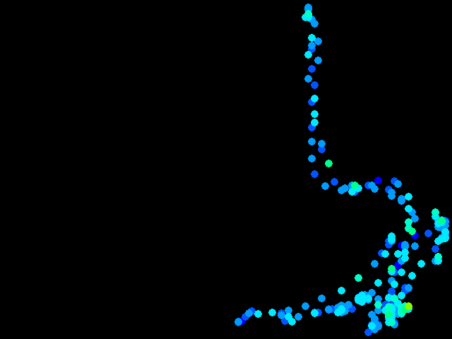  Villa Imperial de Potosí - walk 0.04 - 0.65 µSv/h