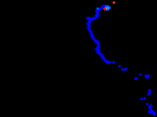  Strhaře - Brno 0.05 - 8.68 µSv/h
