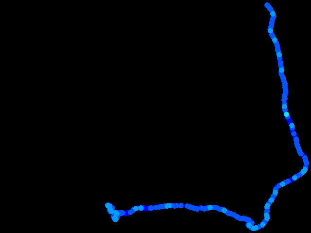  Dendrometrie Karlické údolí 0.04 - 0.32 µSv/h