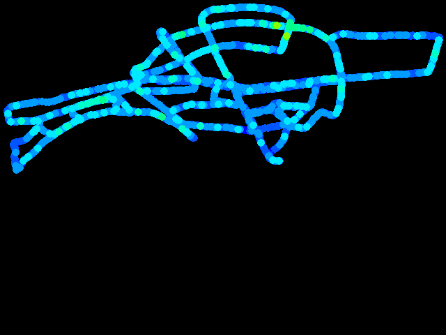  Příbram mapovaní 17- chůze (for SÚRO 06410404) 0.04 - 0.65 µSv/h