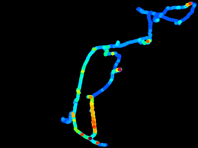  Kővágószőlős, Uranium Mine 0.08 - 100.83 µSv/h
