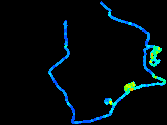  pribram- halda 15, 4, 2- vojna, chůze (for SÚRO 06410509) 0.04 - 1.26 µSv/h