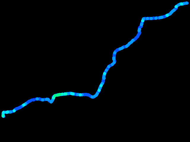  Příbram- bohutin, chůze (for SÚRO 06410516) 0.04 - 0.54 µSv/h