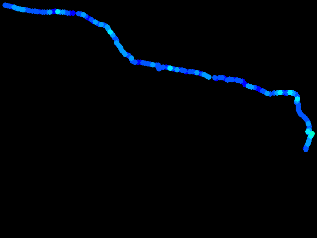  okolí Dobříše, chůze(for SÚRO 06410621) 0.04 - 0.43 µSv/h