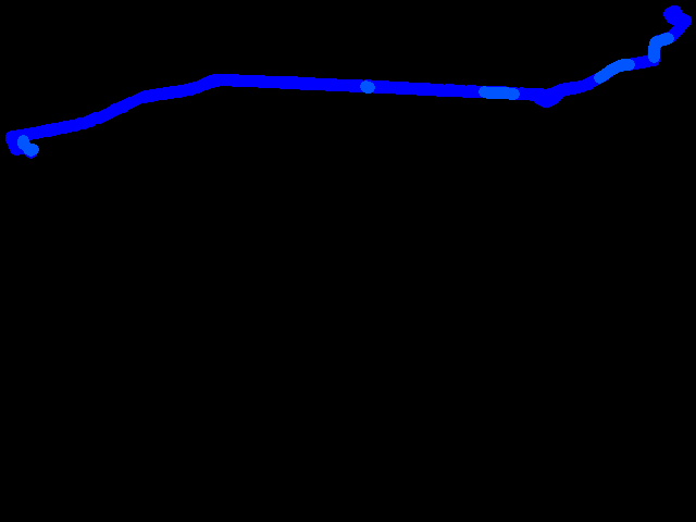  Olomouc - Bystřice 0.08 - 0.16 µSv/h