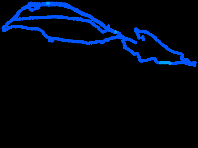  Ústí nad Labem - centrum + Klíše (pěšky) 0.1 - 0.25 µSv/h