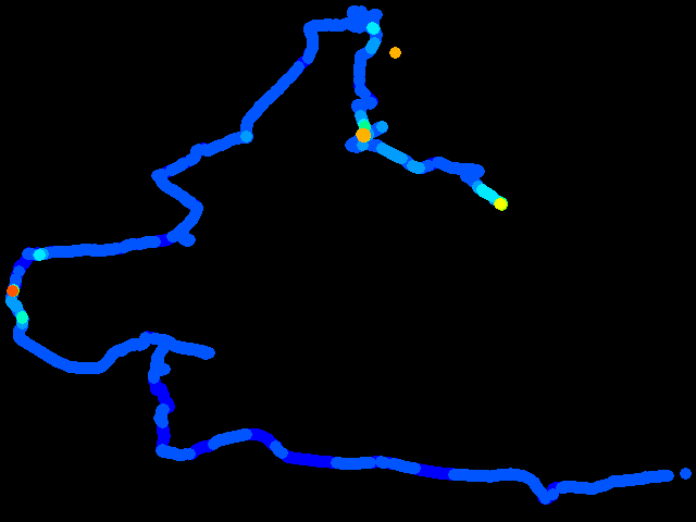  Horní slavkov 0.05 - 3.81 µSv/h
