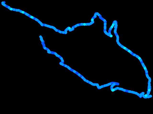  Malenovice, Lysá hora - walk 0.04 - 0.4 µSv/h