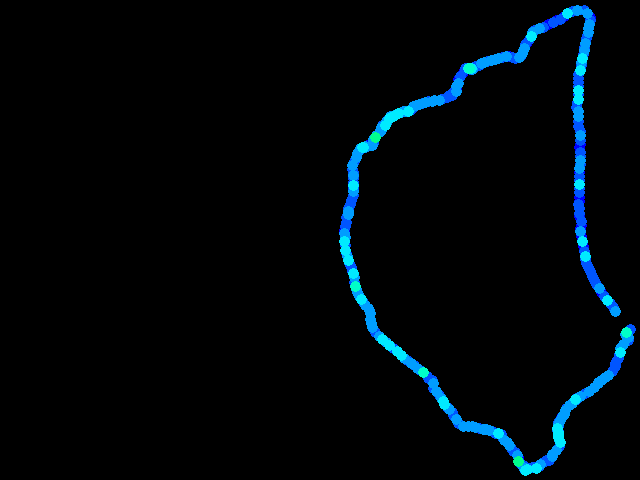  Los Alamos - walk 0.04 - 0.54 µSv/h