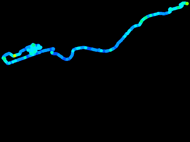  Jáchymov (Eduard - Vršek) - walk 0.04 - 0.75 µSv/h