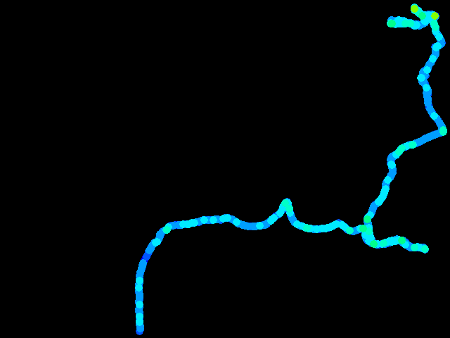  Los Alamos - walk 0.04 - 0.65 µSv/h