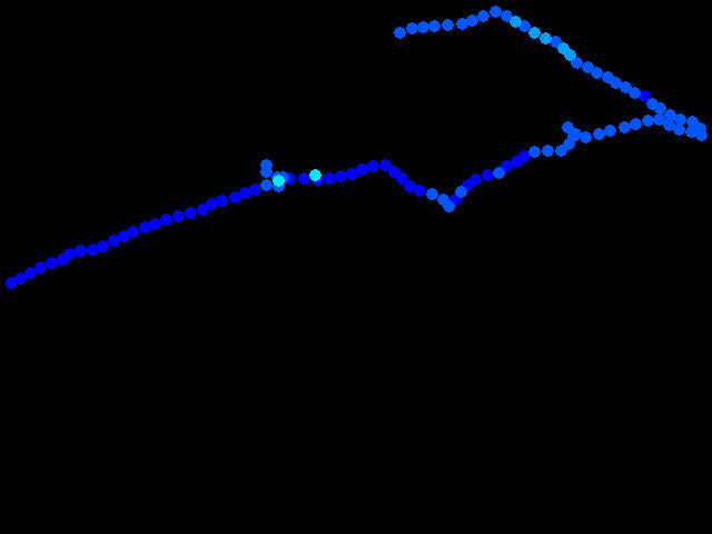  Procházka 2 - LFS2026 0.07 - 0.37 µSv/h