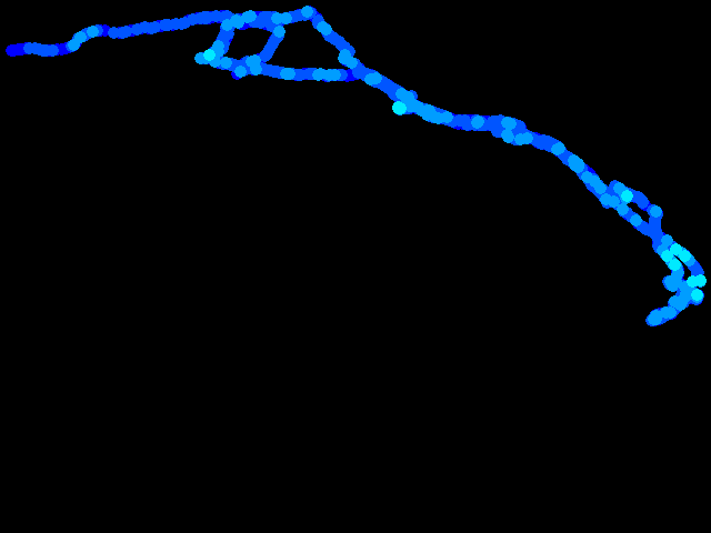 Karlovy Vary - walk 0.04 - 0.4 µSv/h