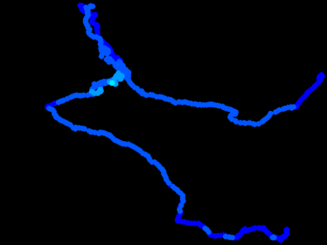Banská Štiavnica walk: 1 0.08 - 0.3 µSv/h