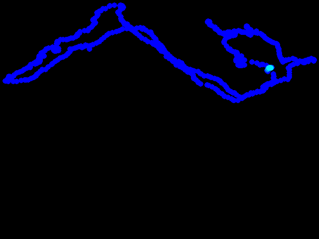 Banská Bystrica walk: 1 0.04 - 0.36 µSv/h