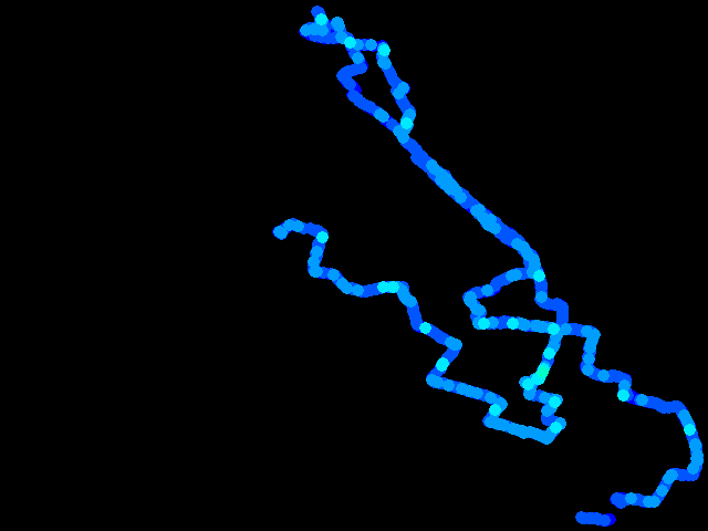 Gdańsk - walk 0.04 - 0.43 µSv/h