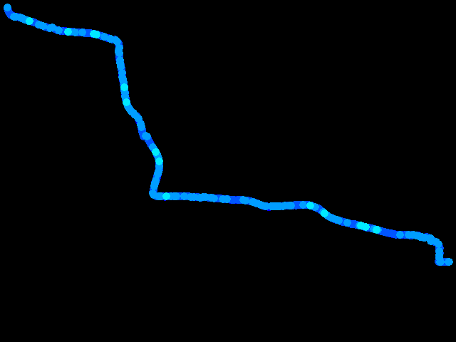 Los Alamos - walk 0.04 - 0.4 µSv/h
