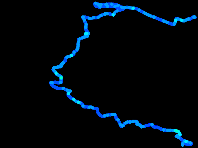 Nové Strašecí, Křivoklát - bike 0.04 - 0.47 µSv/h