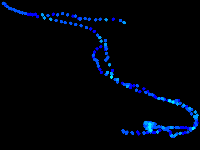 Dymník - walk 0.04 - 0.4 µSv/h