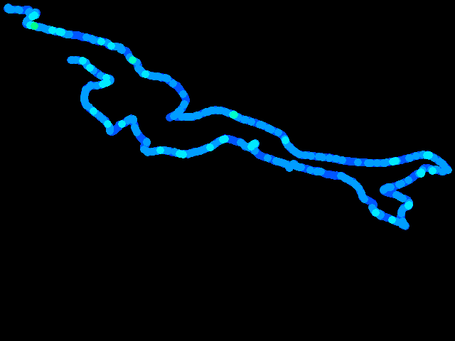 Mladkov - walk 0.04 - 0.54 µSv/h