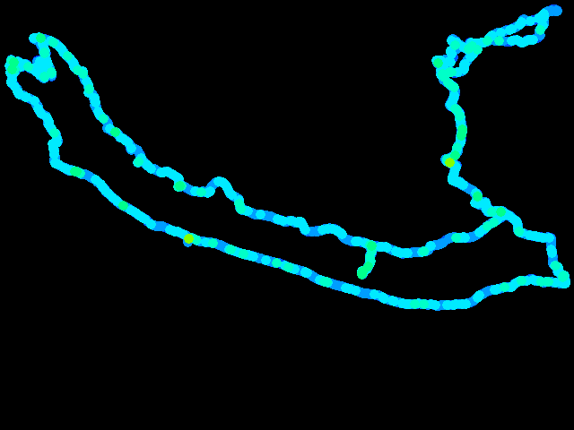 Los Alamos - walk 0.04 - 0.68 µSv/h