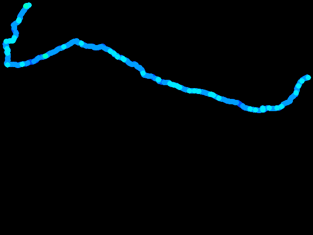  Olomouc - Praha - Plzeň - Most 0.04 - 0.43 µSv/h