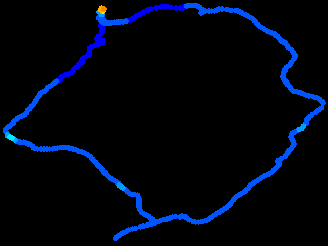  Norsko - Kniben (darováno) 0.08 - 2.3 µSv/h