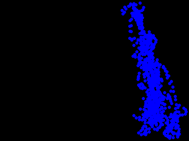  Suchdol - mapa zahrady 0.04 - 0.07 µSv/h