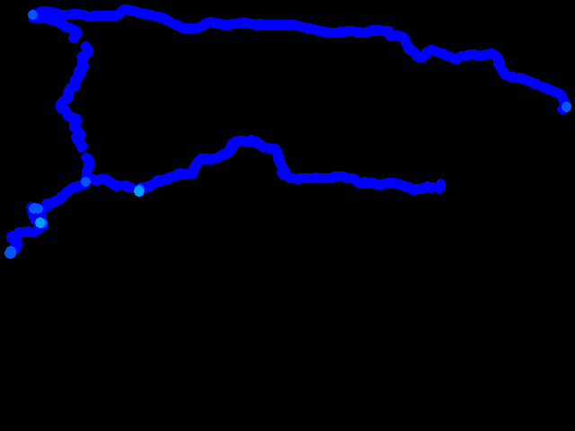 Brno - J. Hradec - Č. Budějovice - Č. Krumlov - Praha 0.01 - 0.29 µSv/h