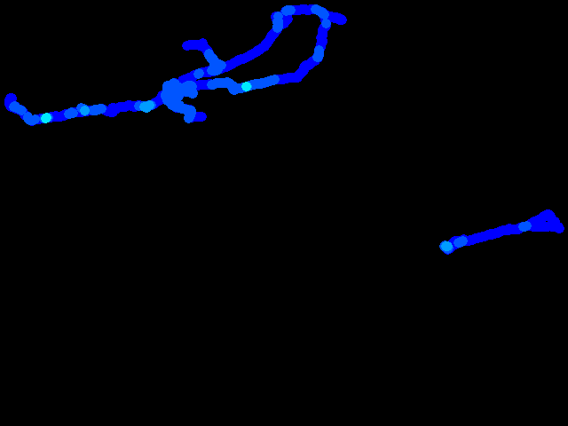  Abertamy (pěšky) 0.01 - 0.35 µSv/h